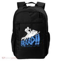 Braap Snowmobiling Gift Cool Snowmobile Driver Gift Backpack thumb 0