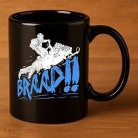 Braap Snowmobiling Gift Cool Snowmobile Driver Gift 11oz C Handle Ceramic Mug thumb 3