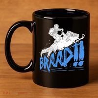Braap Snowmobiling Gift Cool Snowmobile Driver Gift 11oz C Handle Ceramic Mug thumb 4