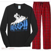 Braap Snowmobiling Gift Cool Snowmobile Driver Gift Long Sleeve Pajama Set thumb 0