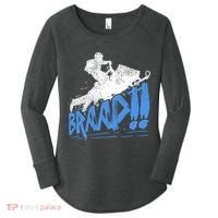 Braap Snowmobiling Gift Cool Snowmobile Driver Gift Women's Perfect Tri Tunic Long Sleeve Shirt thumb 0