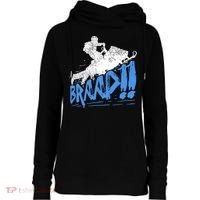 Braap Snowmobiling Gift Cool Snowmobile Driver Gift Womens Funnel Neck Pullover Hood thumb 0
