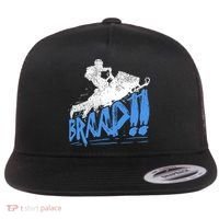 Braap Snowmobiling Gift Cool Snowmobile Driver Gift Flat Bill Trucker Hat thumb 0