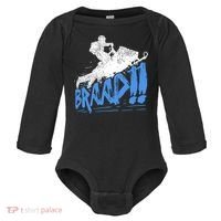 Braap Snowmobiling Gift Cool Snowmobile Driver Gift Baby Long Sleeve Bodysuit thumb 0