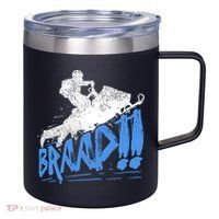 Braap Snowmobiling Gift Cool Snowmobile Driver Gift 12oz Stainless Steel Coffee Mug thumb 0
