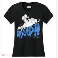 Braap Snowmobiling Gift Cool Snowmobile Driver Gift Women's Cooling Performance Crew T-Shirt thumb 0