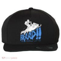 Braap Snowmobiling Gift Cool Snowmobile Driver Gift Wool Snapback Cap thumb 0