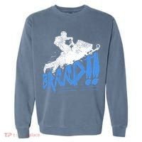 Braap Snowmobiling Gift Cool Snowmobile Driver Gift Garment-Dyed Sweatshirt thumb 0