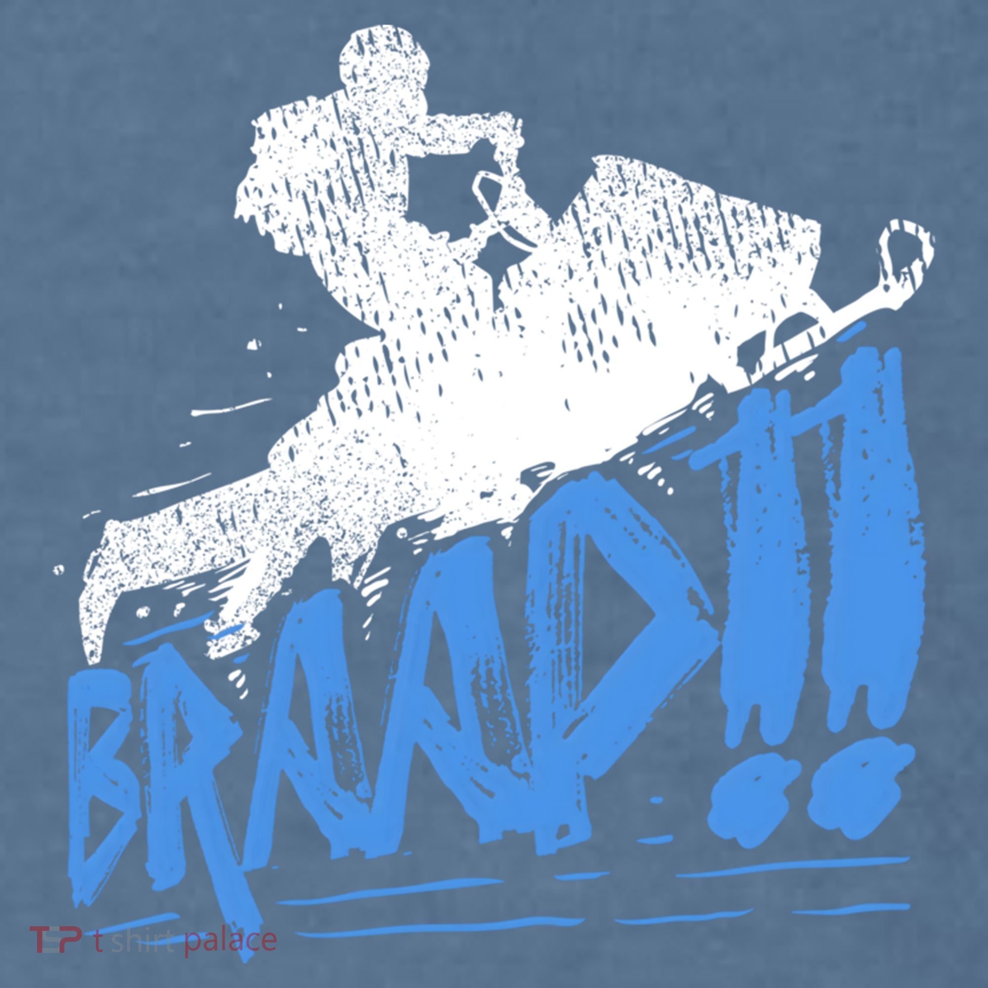 Braap Snowmobiling Gift Cool Snowmobile Driver Gift Garment-Dyed Sweatshirt