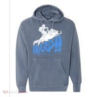 Braap Snowmobiling Gift Cool Snowmobile Driver Gift Comfort Colors Garment-Dyed Hooded Sweatshirt thumb 0