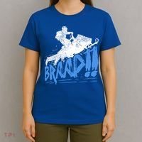Braap Snowmobiling Gift Cool Snowmobile Driver Gift T-Shirt thumb 4