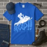 Braap Snowmobiling Gift Cool Snowmobile Driver Gift Tall T-Shirt thumb 3