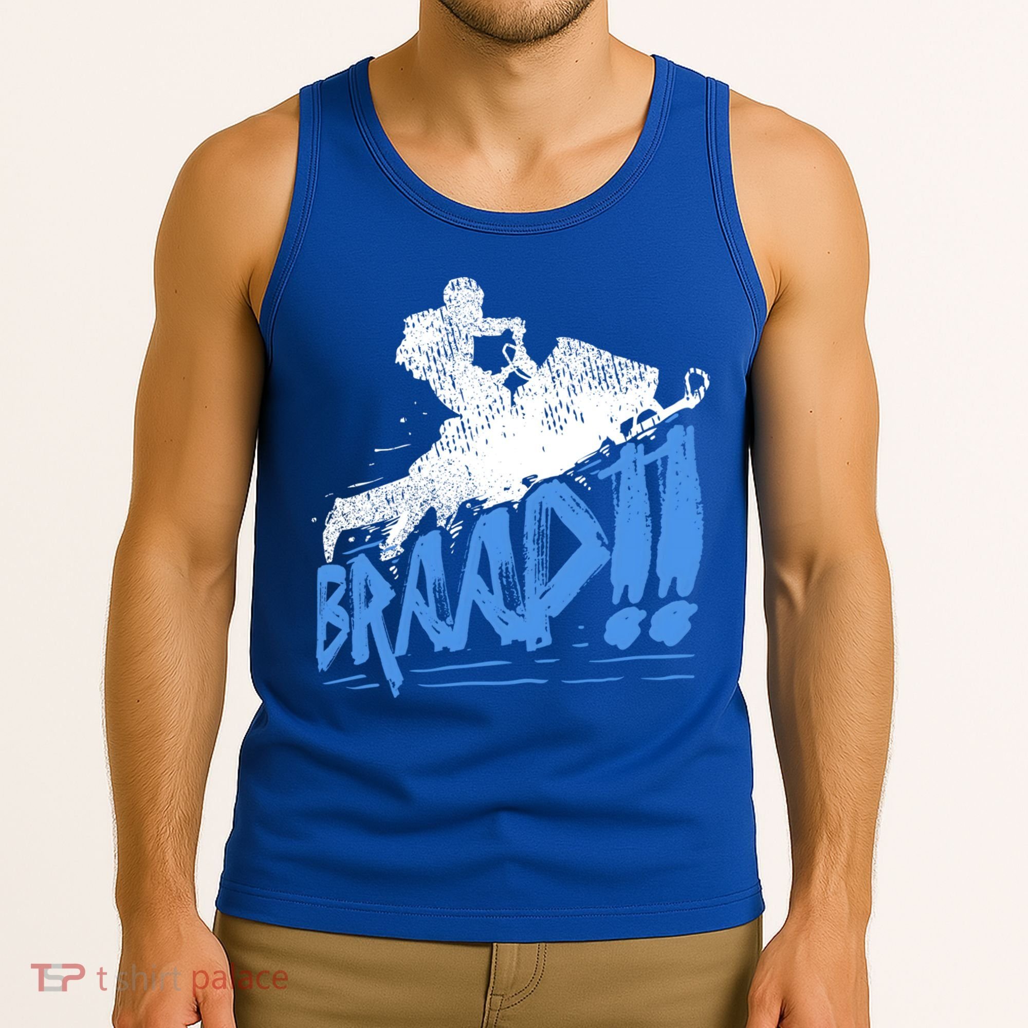 Braap Snowmobiling Gift Cool Snowmobile Driver Gift Tank Top