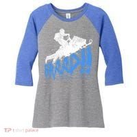Braap Snowmobiling Gift Cool Snowmobile Driver Gift Women's Tri-Blend 3/4-Sleeve Raglan Shirt thumb 0
