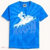 Braap Snowmobiling Gift Cool Snowmobile Driver Gift Kids Tie-Dye T-Shirt thumb 0