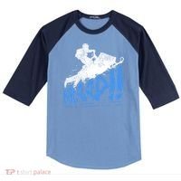 Braap Snowmobiling Gift Cool Snowmobile Driver Gift Raglan Baseball Sleeve Shirt thumb 0