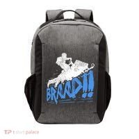 Braap Snowmobiling Gift Cool Snowmobile Driver Gift Vector Backpack thumb 0