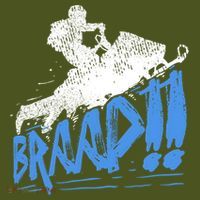 Braap Snowmobiling Gift Cool Snowmobile Driver Gift The Baniff Cuffed Pom Beanie thumb 2