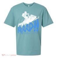 Braap Snowmobiling Gift Cool Snowmobile Driver Gift Sueded Cloud Jersey T-Shirt thumb 0