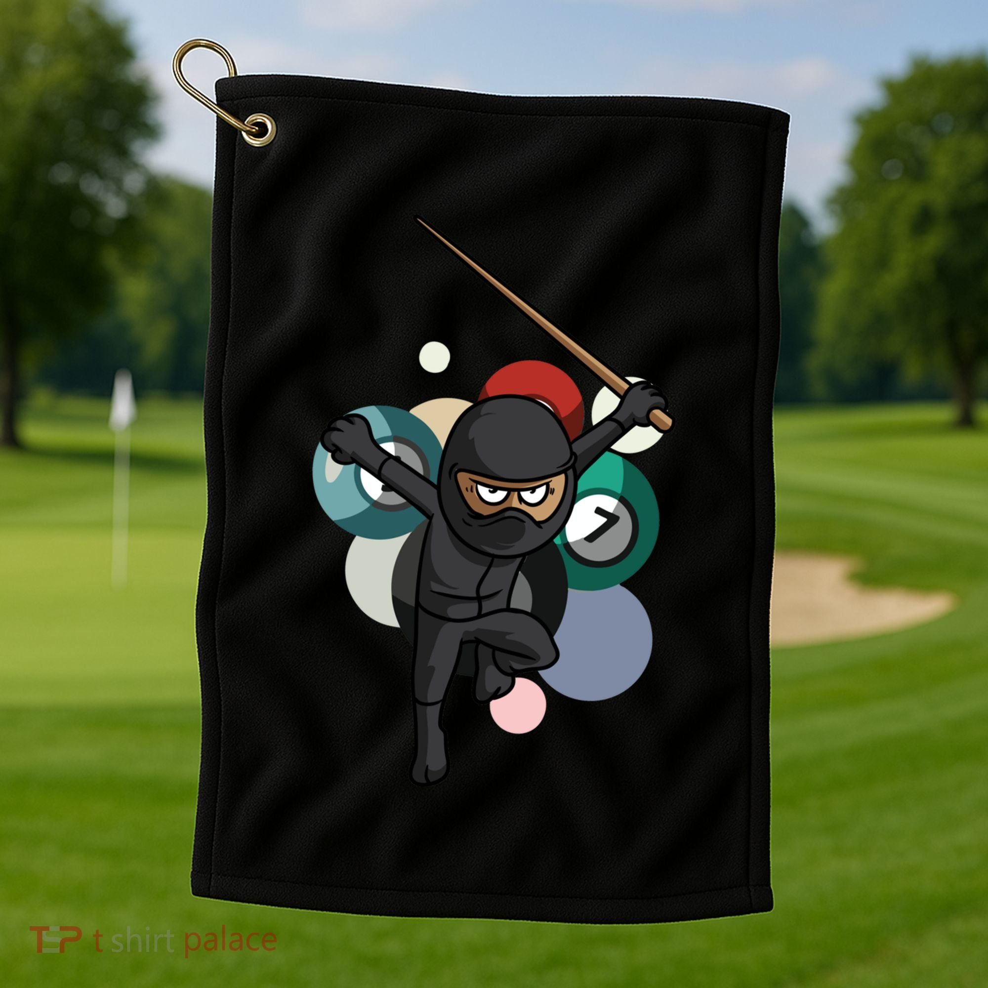 Billiard Snooker Great Gift For A Pool Player Gift Golf Towel