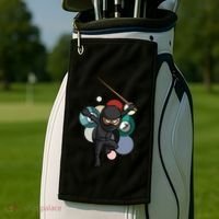 Billiard Snooker Great Gift For A Pool Player Gift Golf Towel thumb 2