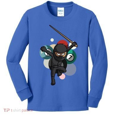 Billiard Snooker Great Gift For A Pool Player Gift Kids Long Sleeve Shirt