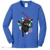 Billiard Snooker Great Gift For A Pool Player Gift Kids Long Sleeve Shirt thumb 0