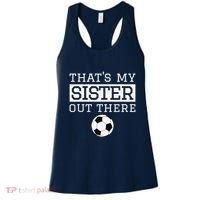 Brother Soccer Gift ThatS My Sister Soccer Brother Women's Tank Top thumb 0