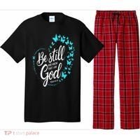Be Still God Butterfly Heart Christian Apparel Pajama Set thumb 0