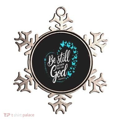Be Still God Butterfly Heart Christian Apparel Ornament