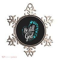Be Still God Butterfly Heart Christian Apparel Ornament thumb 0