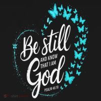 Be Still God Butterfly Heart Christian Apparel Baby Bodysuit thumb 2