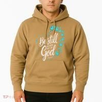 Be Still God Butterfly Heart Christian Apparel Hoodie thumb 2