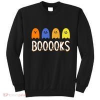 Books Spooky Ghost Funny Halloween Sweatshirt thumb 0