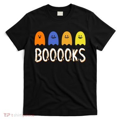 Books Spooky Ghost Funny Halloween T-Shirt