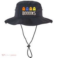 Books Spooky Ghost Funny Halloween Bucket Hat thumb 0