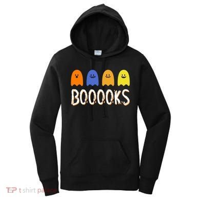 Books Spooky Ghost Funny Halloween Women's Hoodie
