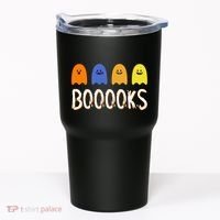 Books Spooky Ghost Funny Halloween Tumbler thumb 0