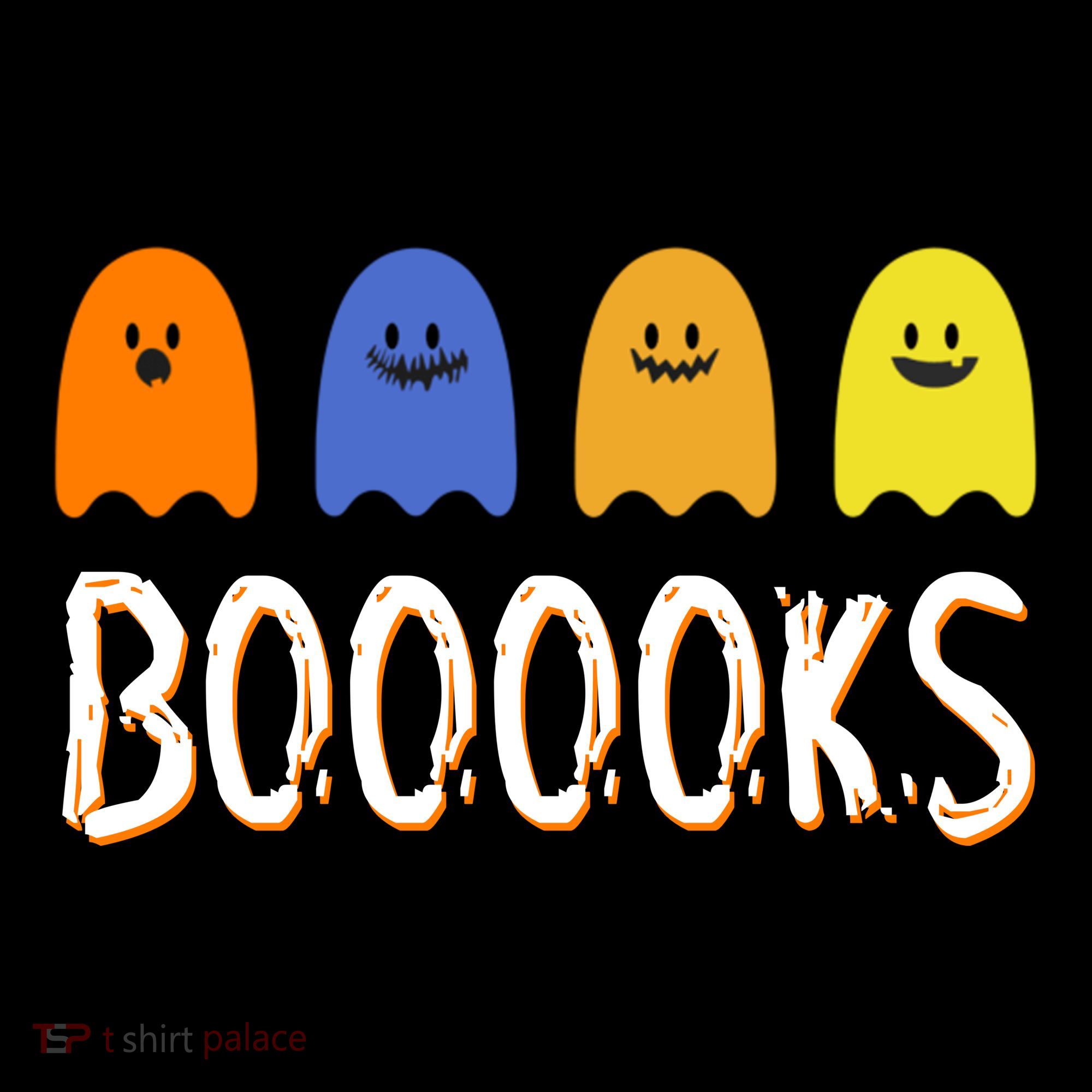 Books Spooky Ghost Funny Halloween Mousepad