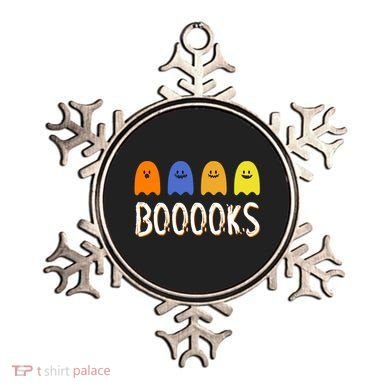 Books Spooky Ghost Funny Halloween Ornament