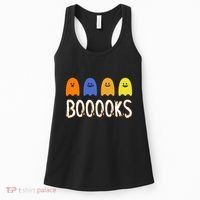 Books Spooky Ghost Funny Halloween Women's Tank Top thumb 0