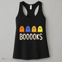 Books Spooky Ghost Funny Halloween Women's Tank Top thumb 3