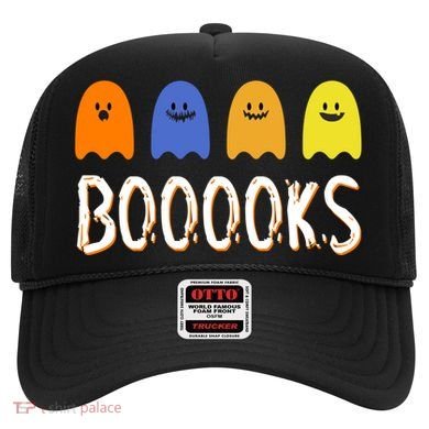 Books Spooky Ghost Funny Halloween Hat