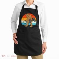 Bigfoot Sasquatch Gamer Retro Gaming Apron thumb 2