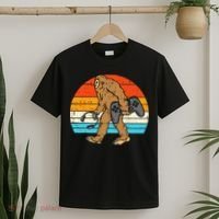 Bigfoot Sasquatch Gamer Retro Gaming T-Shirt thumb 2