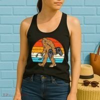 Bigfoot Sasquatch Gamer Retro Gaming Women's Tank Top thumb 2