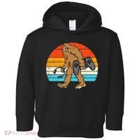 Bigfoot Sasquatch Gamer Retro Gaming Toddler Hoodie thumb 0