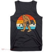Bigfoot Sasquatch Gamer Retro Gaming Tank Top thumb 0