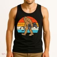 Bigfoot Sasquatch Gamer Retro Gaming Tank Top thumb 3
