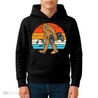 Bigfoot Sasquatch Gamer Retro Gaming Kids Hoodie thumb 4